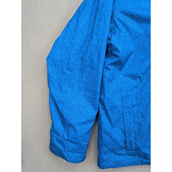 Columbia Thermal Coil Hooded Insulated Jacket Mens Sz Large Full Zip 3 in 1 Blue - Picture 6 of 13